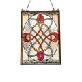 Chloe Lighting Chloe Lighting CH3P127RV24-GPN Katherine Victorian Tiffany-Glass Window Panel - 24 in. CH3P127RV24-GPN